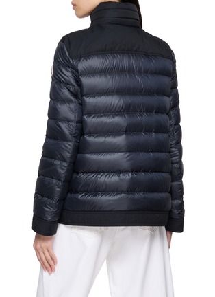Back View - Click To Enlarge - MONCLER - Origan Pull Out Hood Shiny Puffer Jacket