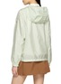 Back View - Click To Enlarge - MONCLER - Coquelicot Zip Up Drawstring Hooded Jacket
