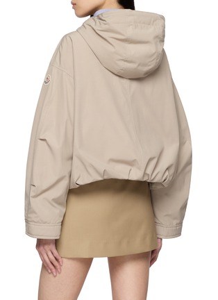 Back View - Click To Enlarge - MONCLER - Eucalyptus Removable Hood Puffer Jacket