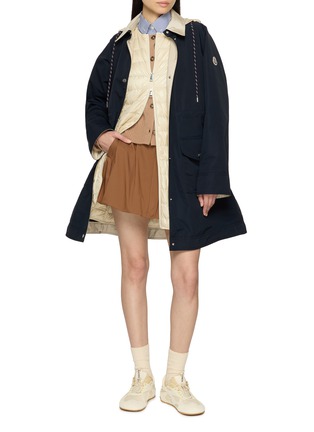 Figure View - Click To Enlarge - MONCLER - Begonia Hooded Jacket with Inner Vest