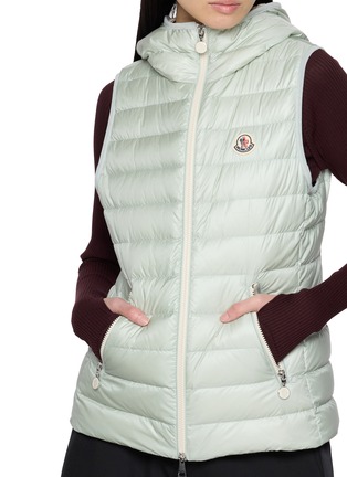  - MONCLER - Glygosse Zip Up Hooded Puffer Vest