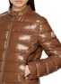  - MONCLER - Papillon Glossy Zip Up Jacket