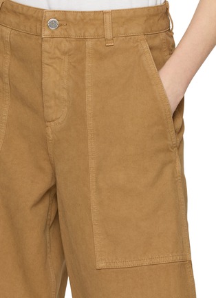  - MONCLER - Wide Leg Canvas Pants
