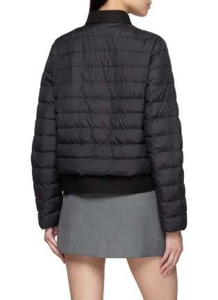 Back View - Click To Enlarge - MONCLER - Juju Quilted Twill Trim Puffer Jacket