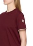  - MONCLER - Scallop Trim Cotton T-Shirt