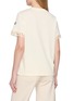 Back View - Click To Enlarge - MONCLER - Lace Trim Chest Pocket Cotton T-Shirt