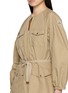  - MONCLER - Belted Cotton Blend Dress