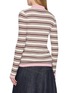 Back View - Click To Enlarge - MONCLER - Striped Knit Polo Shirt