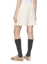 Back View - Click To Enlarge - MONCLER - Elasticated Waistband Cotton Blend Shorts