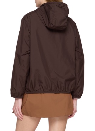 Back View - Click To Enlarge - MONCLER - Fegeos Hooded Zip Up Jacket
