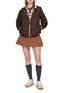 Figure View - Click To Enlarge - MONCLER - Fegeos Hooded Zip Up Jacket