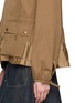  - MONCLER - Zip Up Hooded Drawstring Waistband Cotton Blend Jacket