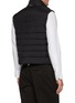 Back View - Click To Enlarge - THOM BROWNE - Shiny Ripstop 4-Bar Puffer Down Vest