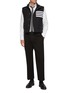 Figure View - Click To Enlarge - THOM BROWNE - Shiny Ripstop 4-Bar Puffer Down Vest