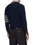 Back View - Click To Enlarge - THOM BROWNE - Holiday Hector Snowflake 4-Bar Wool Knit Sweater