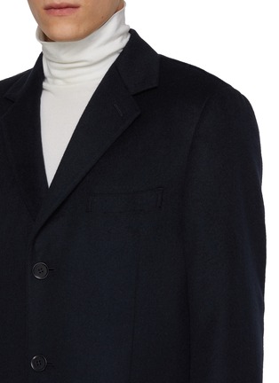  - TOMORROWLAND - Single Breasted Notch Lapel Wool Beaver Chester Coat