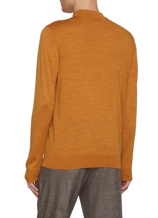 Back View - Click To Enlarge - TOMORROWLAND - Mock Neck Superfine Wool Top