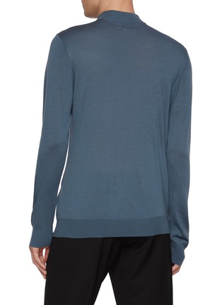 Back View - Click To Enlarge - TOMORROWLAND - Mock Neck Superfine Wool Top