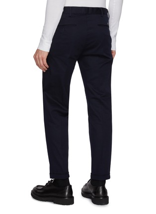 Back View - Click To Enlarge - TOMORROWLAND - Elasticated Backwaist Stretch Chino Tapered Pants