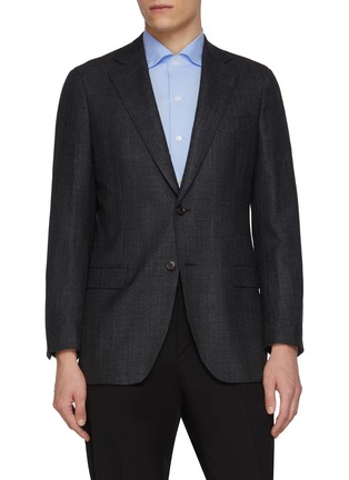 Main View - Click To Enlarge - TOMORROWLAND - Single Breasted Wool Cashmere Silk Blazer