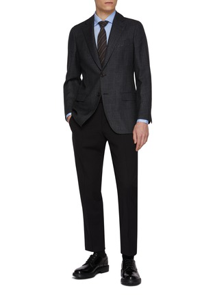Figure View - Click To Enlarge - TOMORROWLAND - Single Breasted Wool Cashmere Silk Blazer