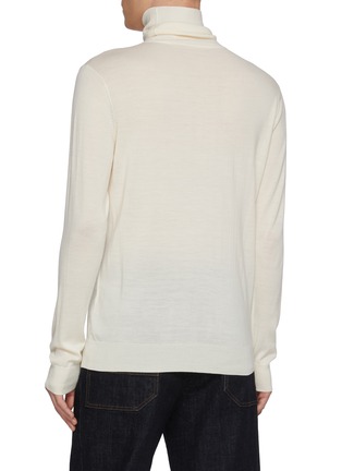 Back View - Click To Enlarge - TOMORROWLAND - Turtleneck Superfine Wool Top