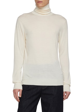 Main View - Click To Enlarge - TOMORROWLAND - Turtleneck Superfine Wool Top