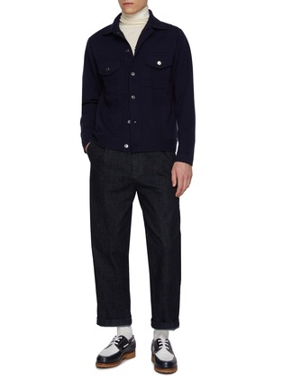 Figure View - Click To Enlarge - TOMORROWLAND - Turtleneck Superfine Wool Top