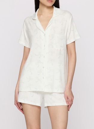 Figure View - Click To Enlarge - SKIMS - Wedding Shop Soft Lounge Short Sleep Set