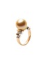 JEWELMER Luminescence Golden South Sea Pearl 18K Yellow White Gold Ring