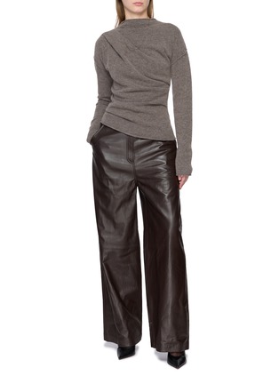 Figure View - Click To Enlarge - HELMUT LANG - Slouchy Plush Knit Top