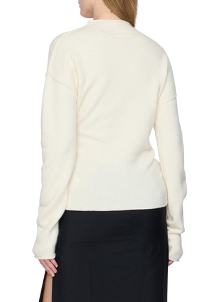 Back View - Click To Enlarge - HELMUT LANG - Slouchy Plush Knit Top