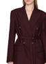  - HELMUT LANG - Double Breasted Belted Wool Blazer