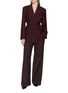 Figure View - Click To Enlarge - HELMUT LANG - Double Breasted Belted Wool Blazer