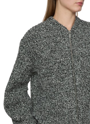  - HELMUT LANG - Marled Zip Up Knit Jacket