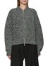 HELMUT LANG Marled Zip Up Knit Jacket