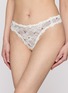 Figure View - Click To Enlarge - SKIMS - Valentine's Day Capsule Stretch Lace Dipped Thong