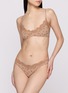 Detail View - Click To Enlarge - SKIMS - Valentine's Day Capsule Fits Everybody Lace Scoop Bralette — Set Of 2