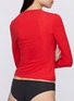 Front View - Click To Enlarge - SKIMS - Valentine's Day Capsule Fits Everybody Long Sleeve T-Shirt