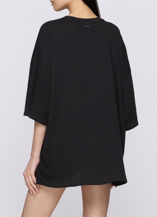 Front View - Click To Enlarge - SKIMS - Valentine's Day Capsule Worn In Jersey Oversized T-Shirt