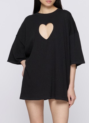 Figure View - Click To Enlarge - SKIMS - Valentine's Day Capsule Worn In Jersey Oversized T-Shirt