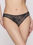 Figure View - Click To Enlarge - SKIMS - Valentine's Day Capsule Ultra Fine Lace Peek-A-Boo Bikini
