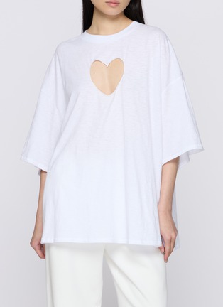 Figure View - Click To Enlarge - SKIMS - Valentine's Day Capsule Worn In Jersey Oversized T-Shirt