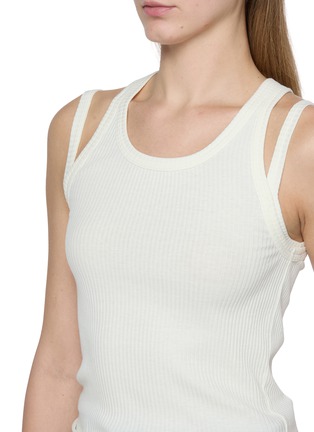  - HELMUT LANG - Racer Strap Cotton Tank Top