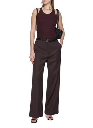 Figure View - Click To Enlarge - HELMUT LANG - Racer Strap Cotton Tank Top