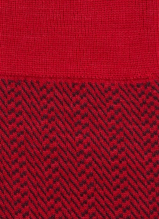 Detail View - Click To Enlarge - FALKE - Airport Herringstripe Crew Socks