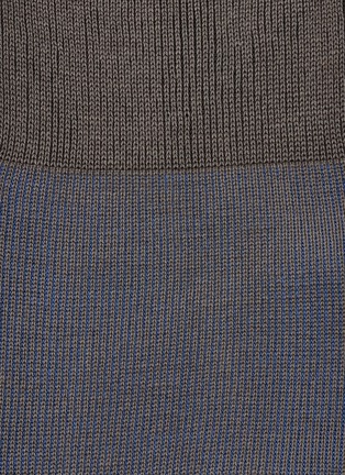 Detail View - Click To Enlarge - FALKE - Fine Shadow Vertical Stripe Crew Socks