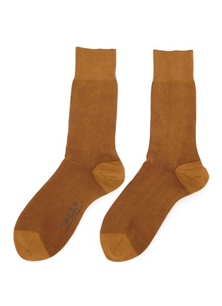 Main View - Click To Enlarge - FALKE - Fine Shadow Vertical Stripe Crew Socks
