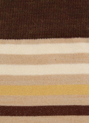 Detail View - Click To Enlarge - FALKE - Tinted Stripe Crew Socks
