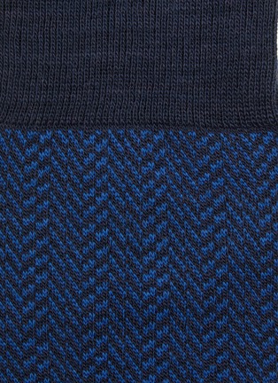 Detail View - Click To Enlarge - FALKE - Airport Herringstripe Crew Socks